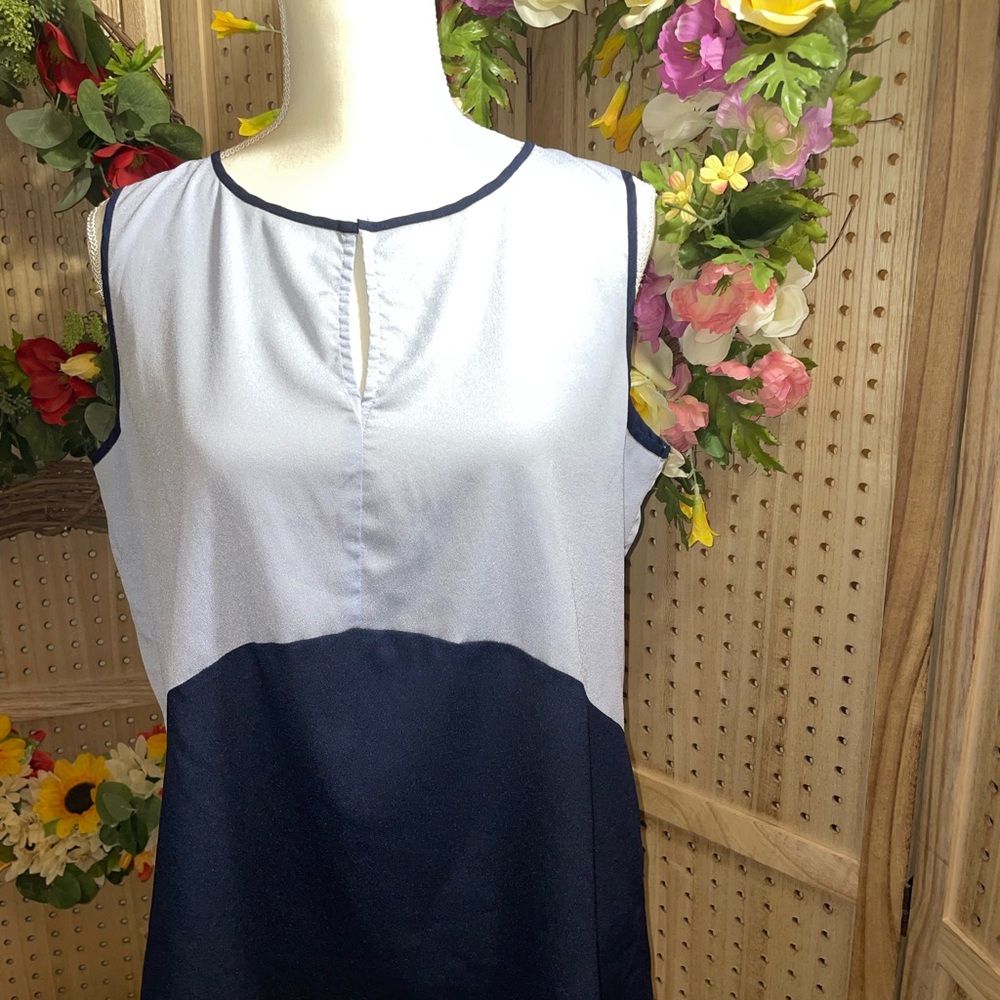 New York & Company Blue Blouse